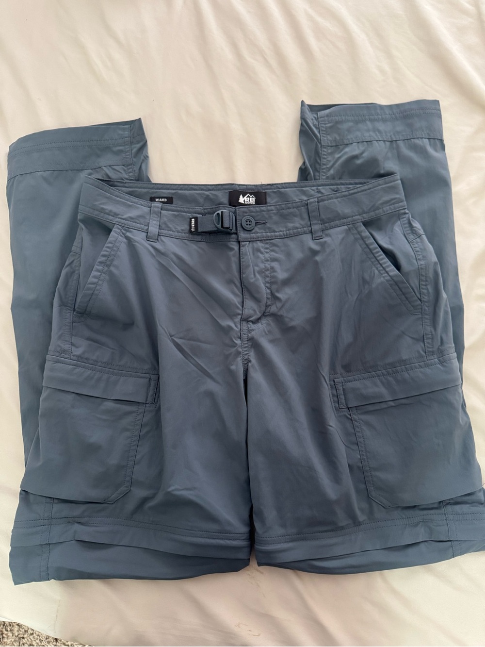 REI Women’s Slate-Gray Cargo Pants
